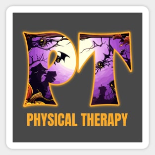 Physical Therapist - Halloween Night Style Sticker